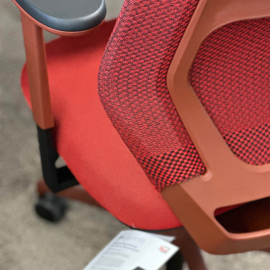 fm Asiento Bürodrehstuhl in Rot Komfort - Beispielbild