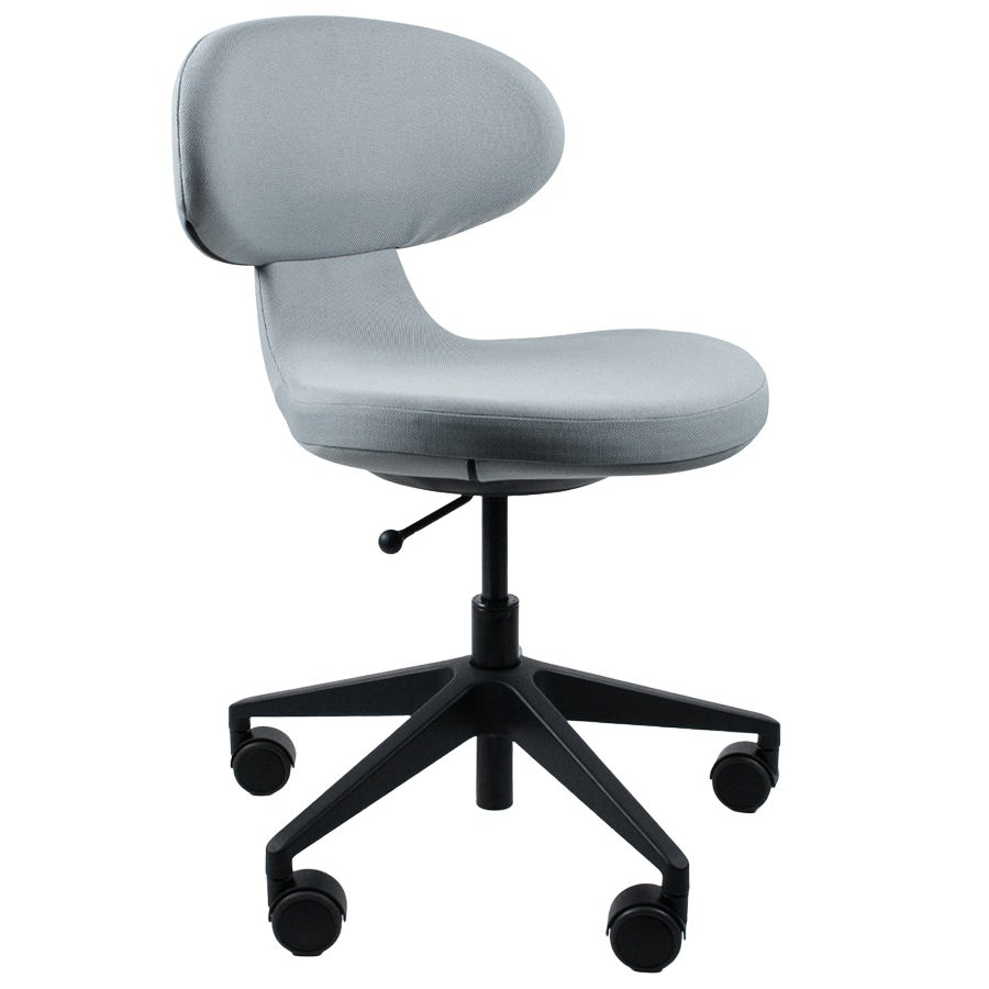Girsberger SIMPLEX 3D Homeoffice Bürostuhl hellgrau - Front