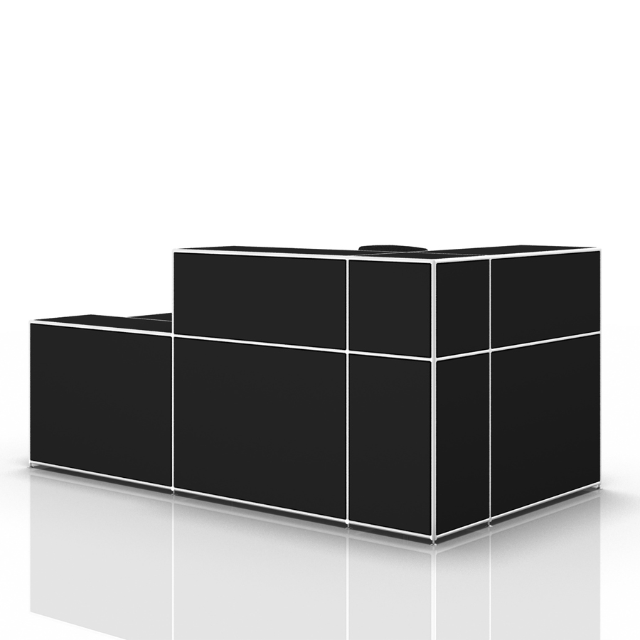 Bosse Modul Space Empfangstheke 3 schwarz