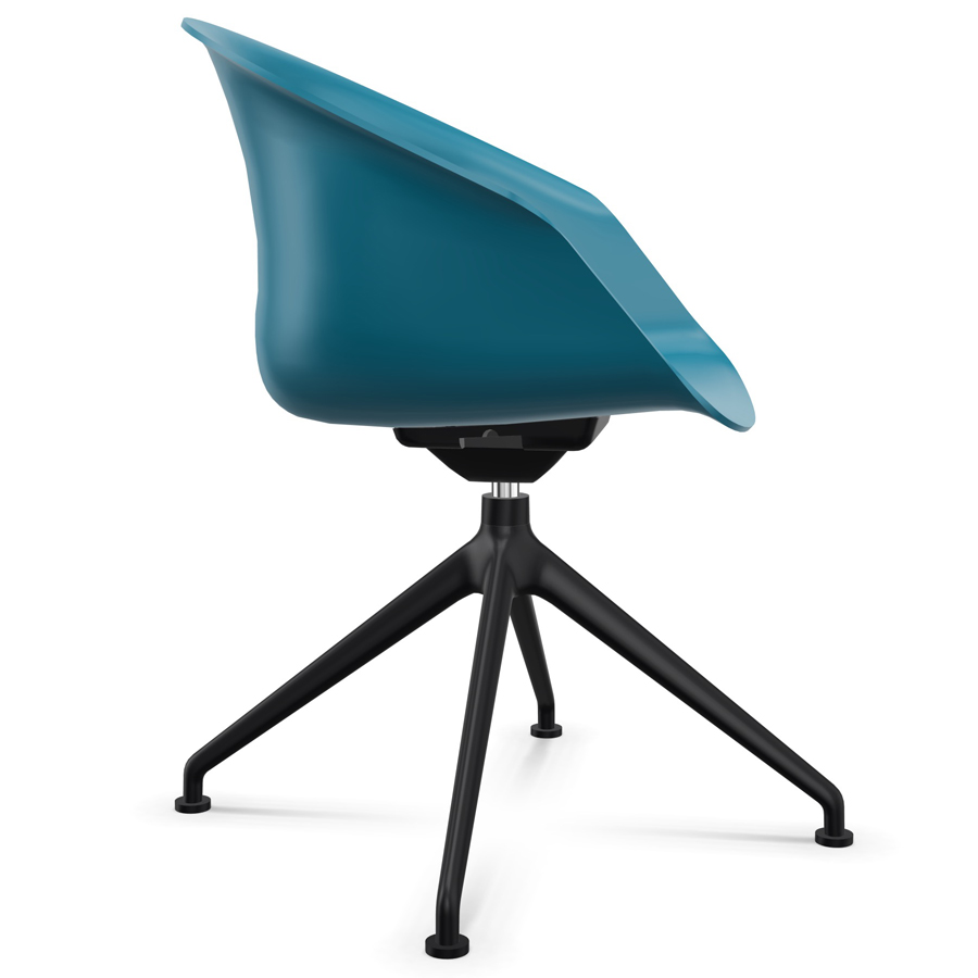 Interstuhl SHUFFLEis1 SU341 - petrol - Seitenansicht