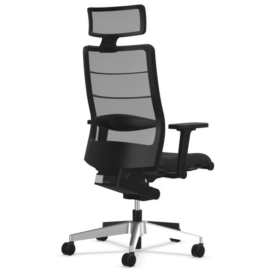 Interstuhl AirPad CM21P (3C72) mit Kopfstütze - Quick & Smart Modell - Rückansicht