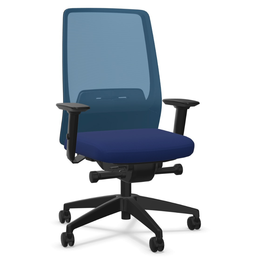 Interstuhl AIMis1 AM26E Netzfarbe kobaltblau Polsterfarbe ultramarinblau