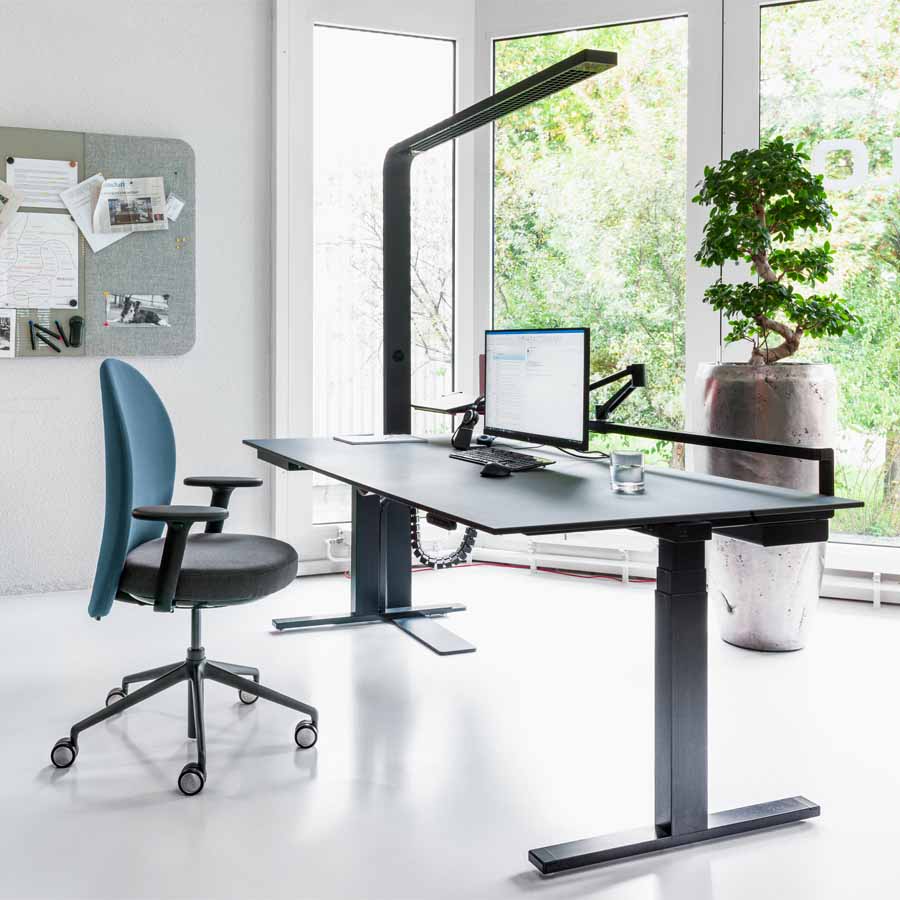 Girsberger Marva Bürostuhl Homeoffice mit Designrollen - Beispielbild