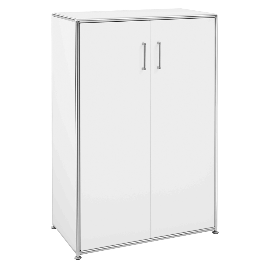 Bosse Solutions Highboard | Weiß | Flügeltüren