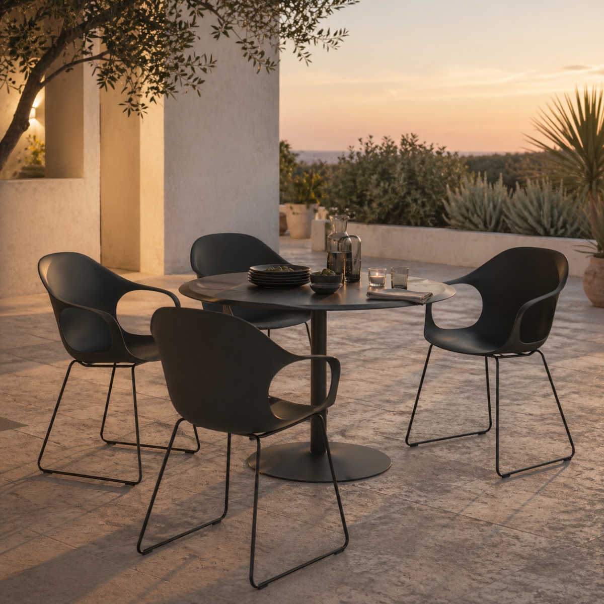 kristalia elephant kufe outdoor moodbild