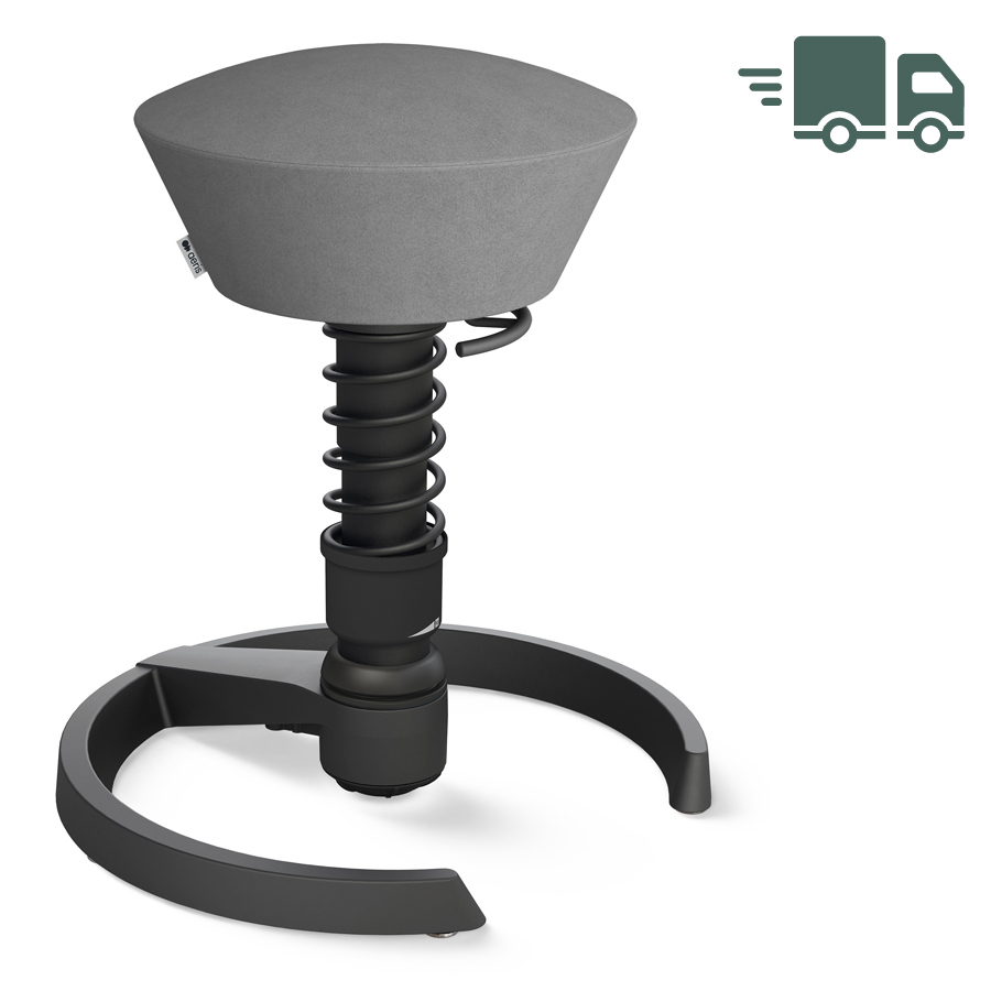 Aeris Swopper Mikrofaser grau mit Gleitern