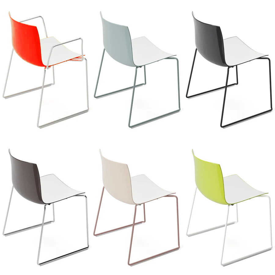 arper catifa 46 0278 zweifarbig in vielen Farben