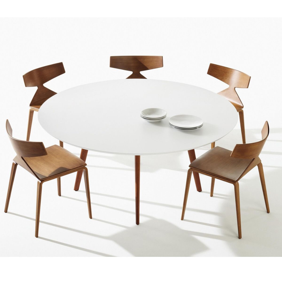 Arper SAYA 3700 Vierfuß Holzbeine