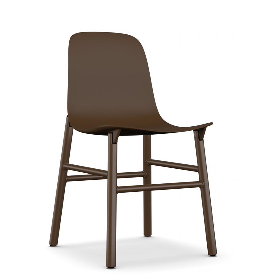 Kristalia Sharky Aluminiumfuss - Variante braun