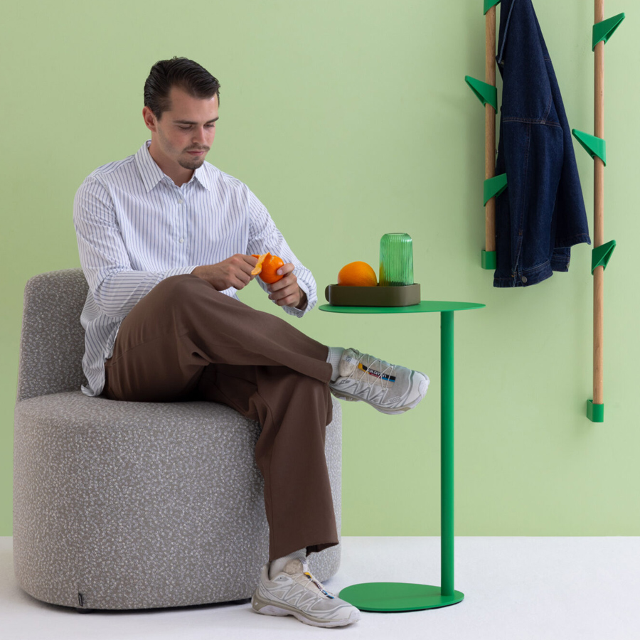 Cascando Pully Laptoptisch | smaragdgrün | dreieckig