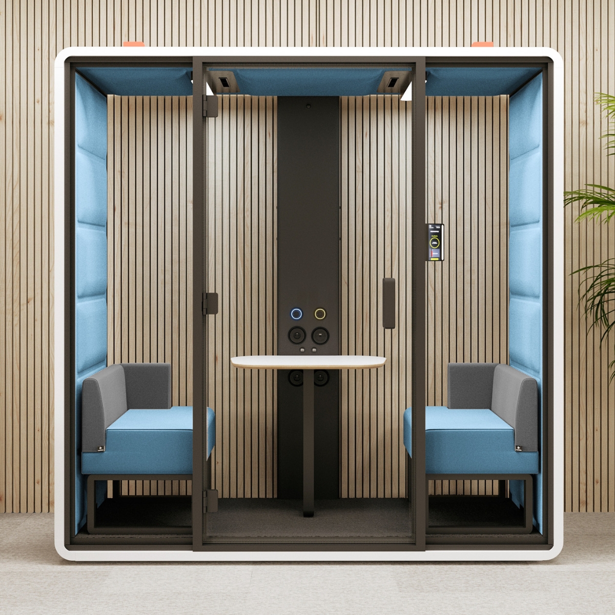 Hushoffice HushFree XM | Akustikbox für 2 Personen | Konfigurator