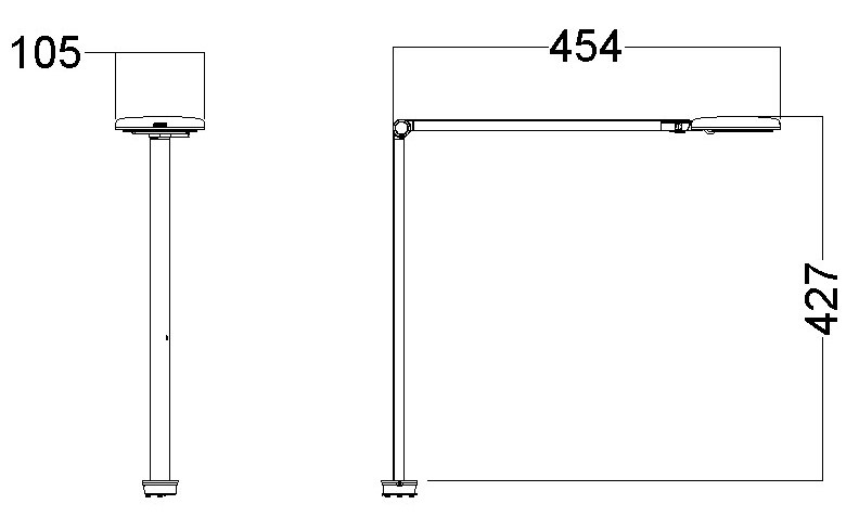 Glamox-Motus-Flat-Abmessungen