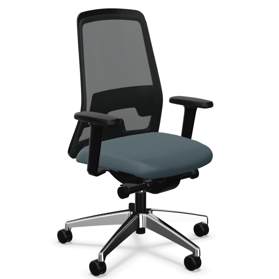 Interstuhl Every (EV21C) Bürostuhl Netzrücken Comfort Netz antrazit Bezug antrhazit