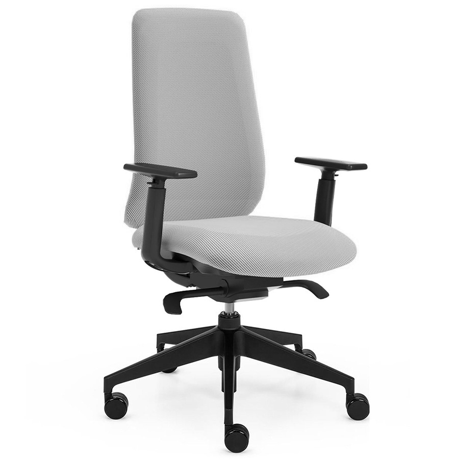 Haworth Aloha Active Bürodrehstuhl mit Polsterrücken, Stoff Relate 0121