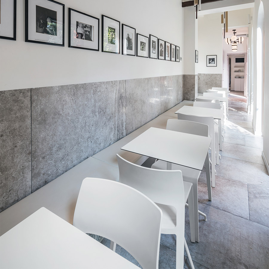 Arper Yop Tisch Eckig weiß