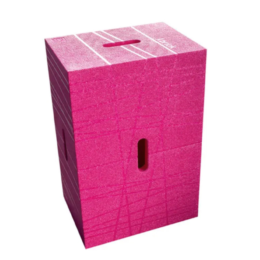 wp Xbrick Sitzwürfel Hocker multifunktionaler Baustein magenta