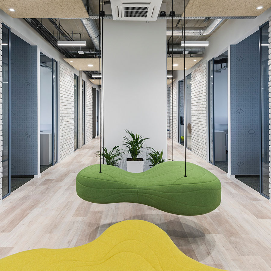 Noti Bouli Sofa, 2-Sitzer, mit Hängeseile Beispielbild