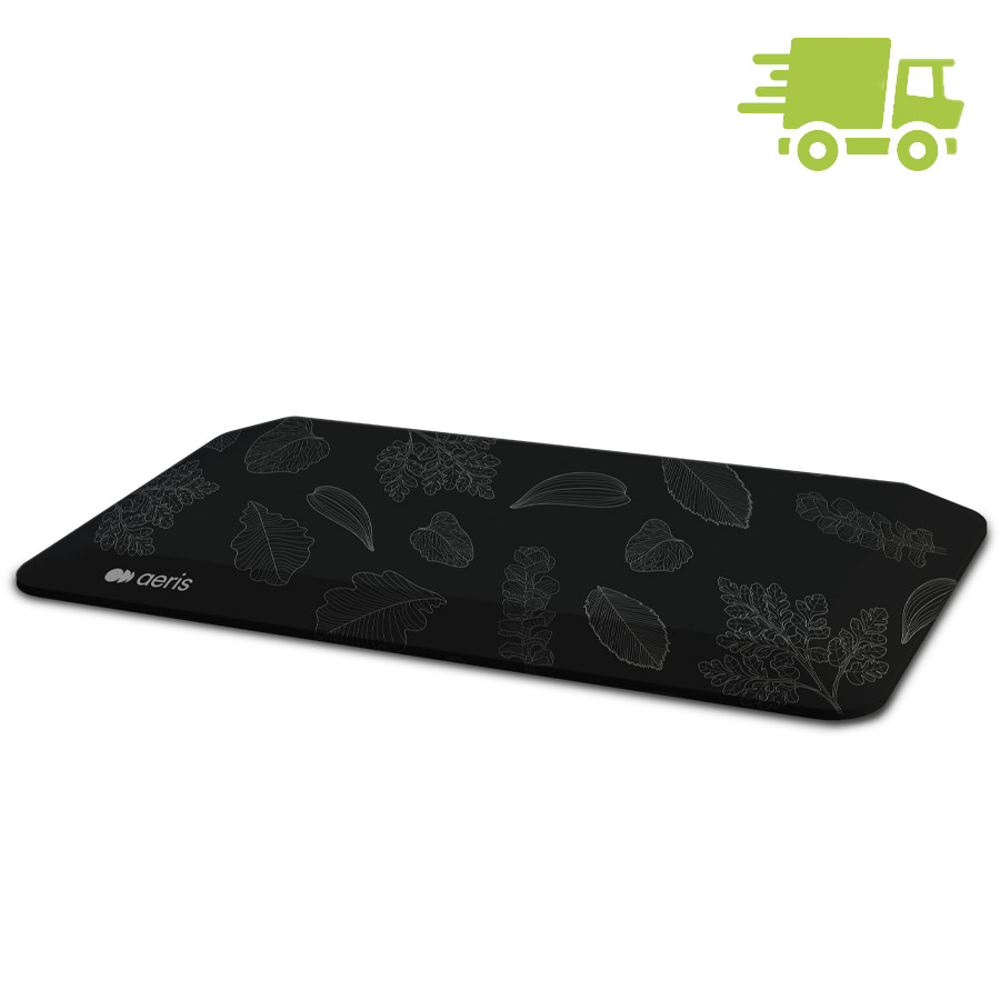 Aeris Muvmat Anti-Ermüdungsmatte schwarz Bezug Leaf Art