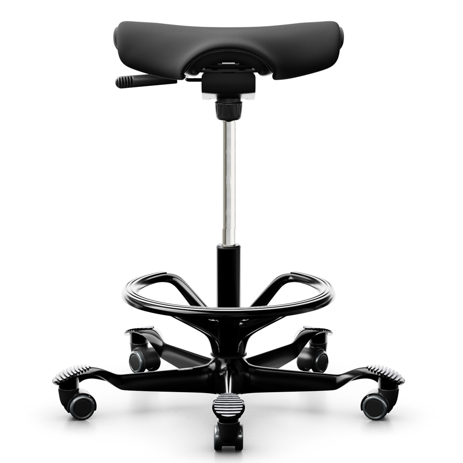 HAG Capisco Puls 8002 mit hoher Gasfeder und Fussring