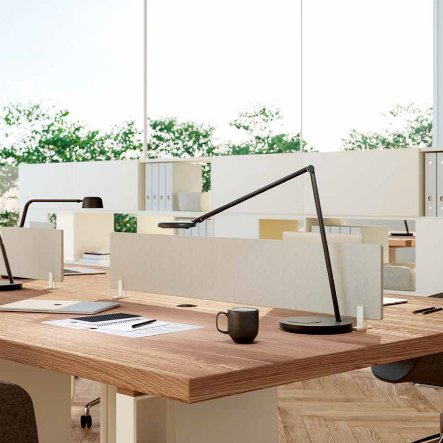 GLAMOX Motus Flat LED Arbeitsleuchte schwarz