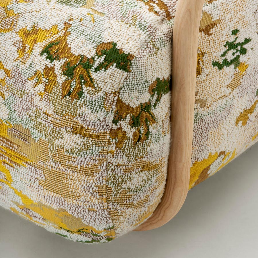 THONET 2001 Bugholzsessel Esche mit Armlehnen - Beispielbild