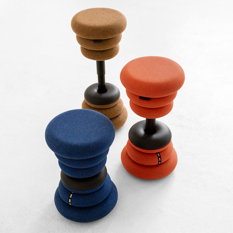 Noti Banffy Sitzhocker in verschiedenen Farben