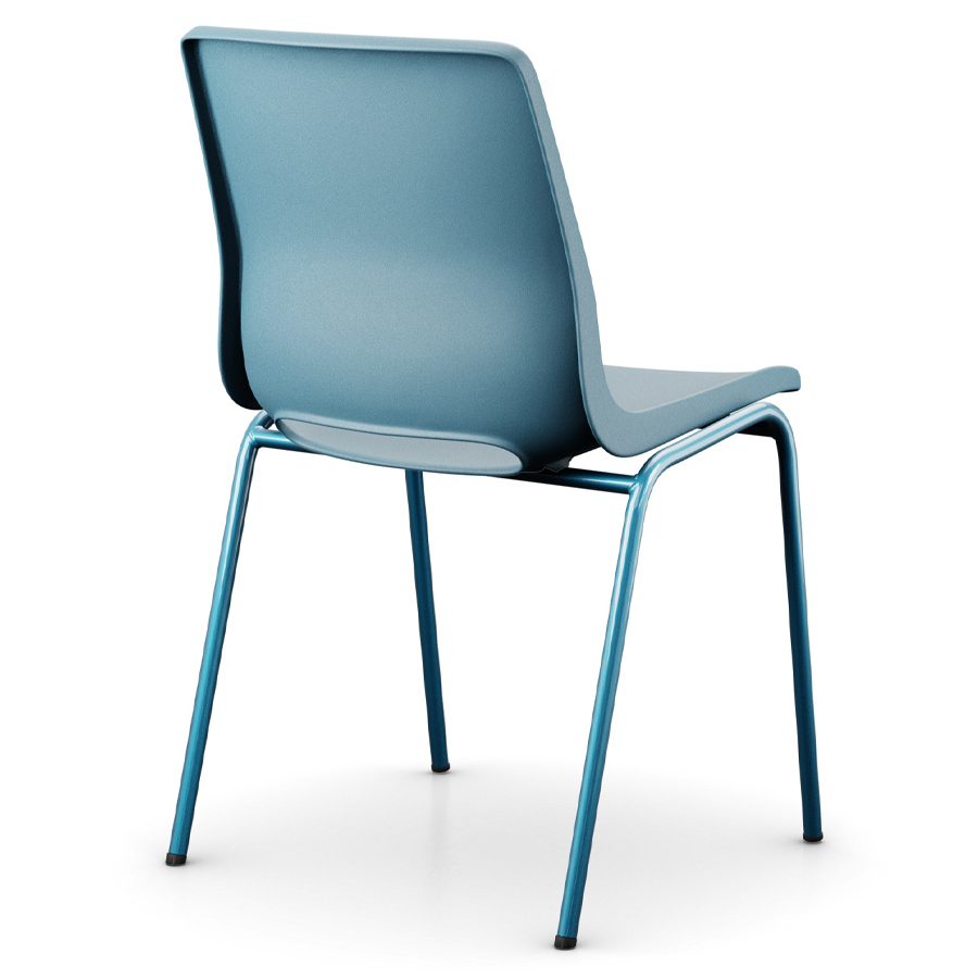 Profim Ana ungepolstert | Schale und Gestell in Teal blue