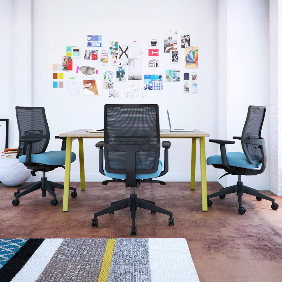 HAWORT Aloha Active Bürodrehstuhl mit Netzrücken