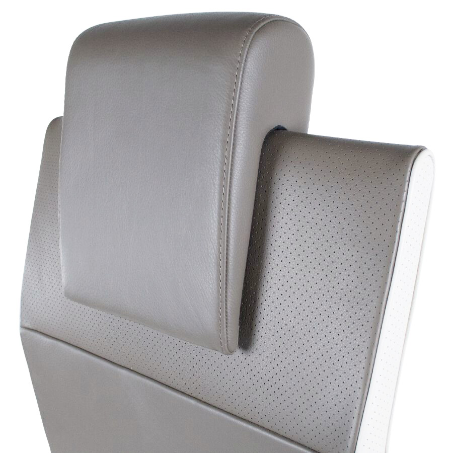 Züco Lacinta EL 595 Farbe Fango - Detail Kopfstütze