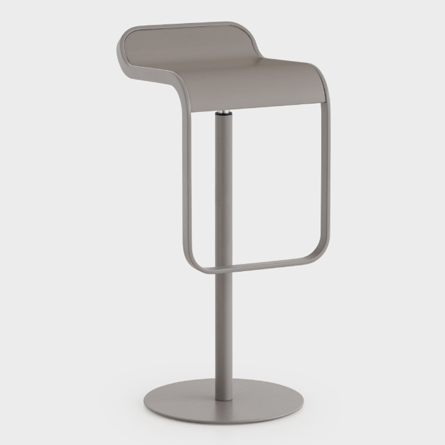 LEM Barhocker fixe Höhe 80 cm - Farbe tortora