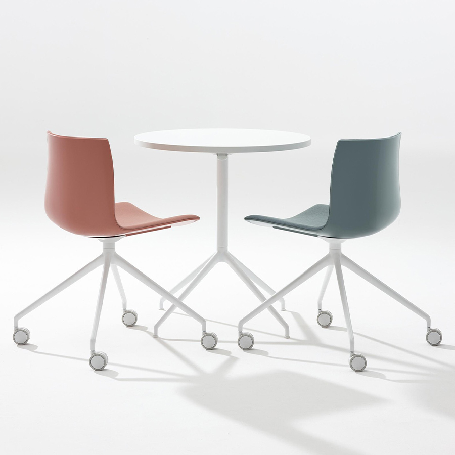 Arper Yop Tisch rund weiß