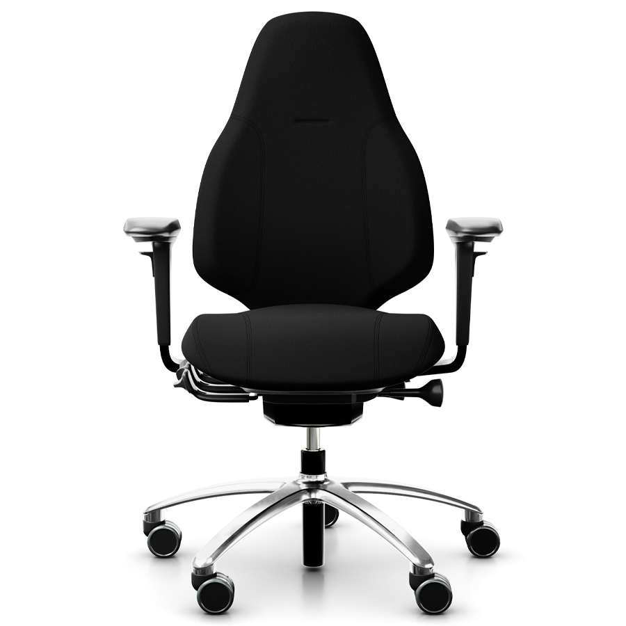 RH Mereo 220 mit hoher Rückenlehne und poliertem Fußkreuz