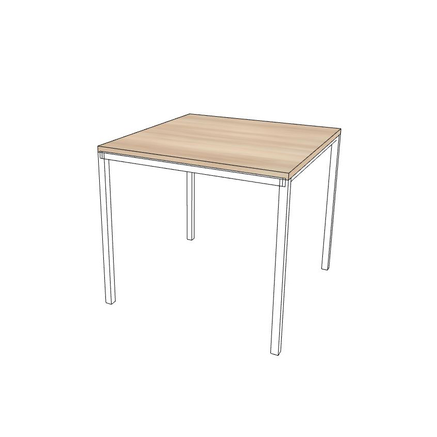 König + Neurath Astra Besprechungstisch 80x80x72 cm