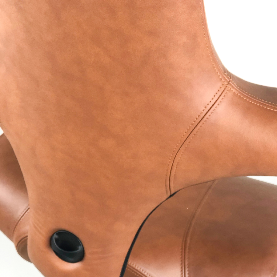 HAG CAPISCO 8106 Lederbezug Sonderleder Natur - Nahaufnahme Rückseite