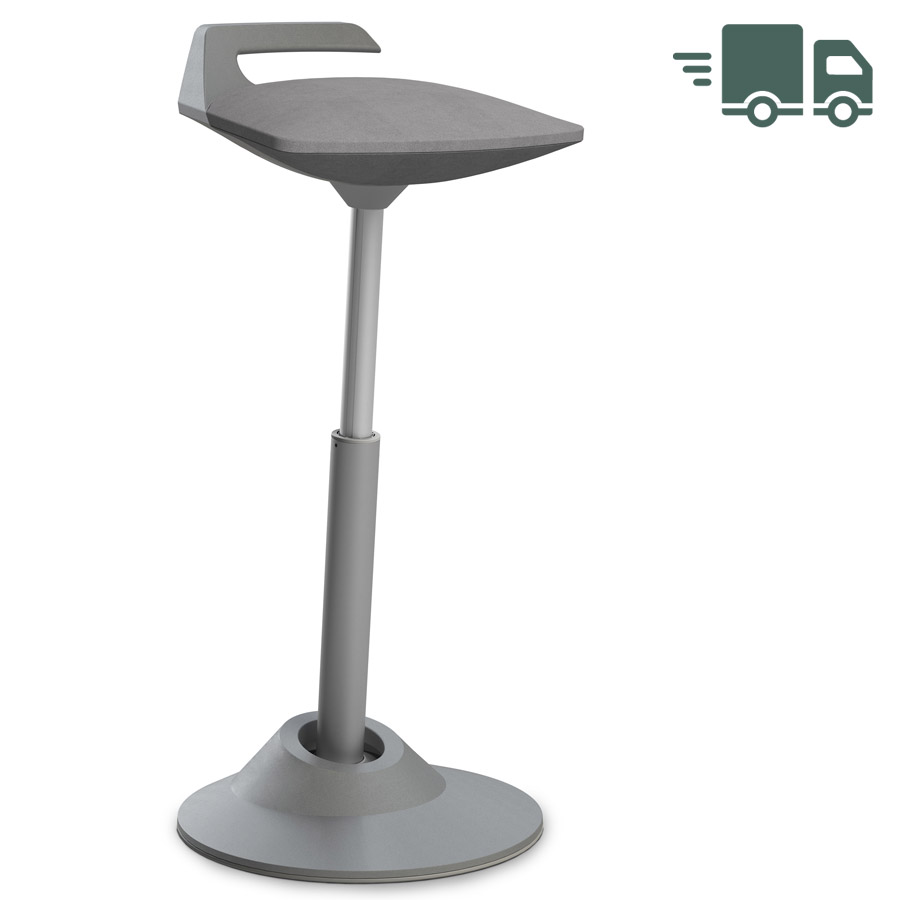 Aeris Muvman Mikrofaser grau - Gestell grau