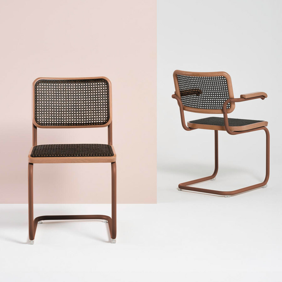 THONET Dark Melange Serie | Rosewood (Altrosa)