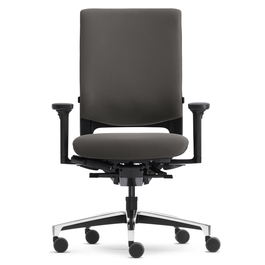 Klöber Duera (due98) 3D-Netzrücken mit Softpolsterauflage - Frontansicht