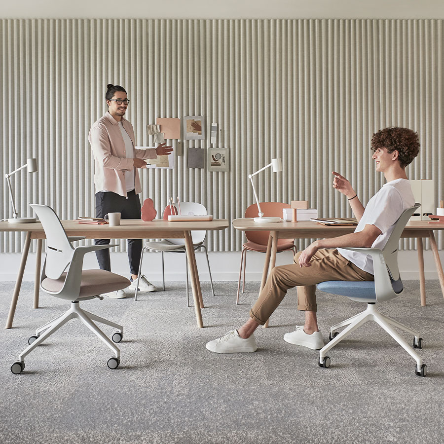 Profim TrilloPro 20HST Konferenzstuhl mit Rollen, Stoff Select 65117 und 67098