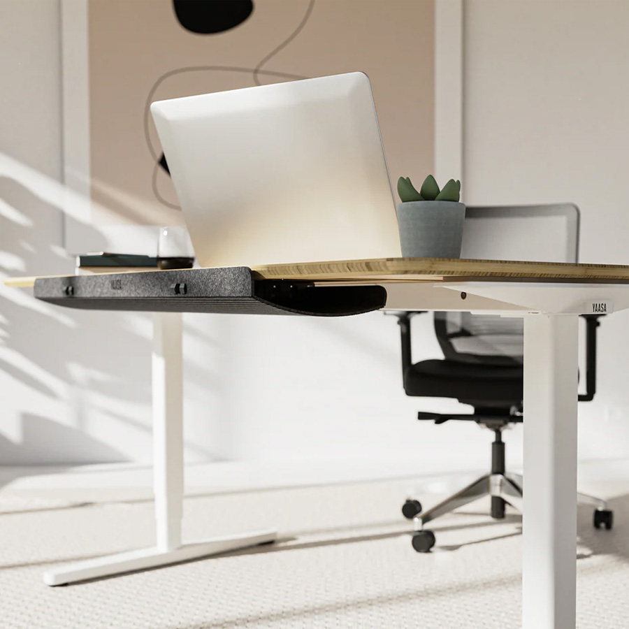 Yaasa Desk Pro Nature Schreibtisch Gestell weiß
