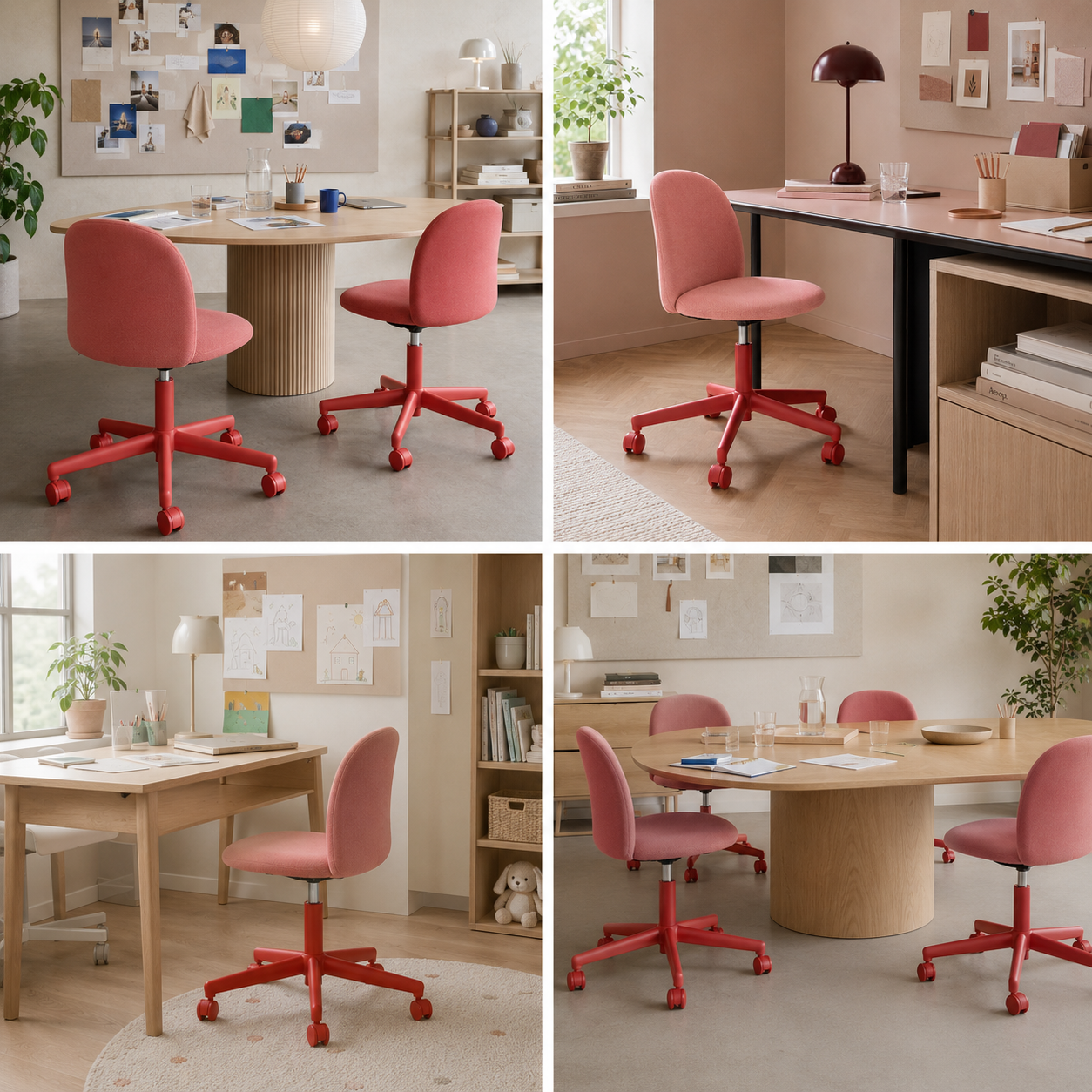 HAG Minu Red orange Steelcut Trio 3 und Gestell Sunset Beispielbilder