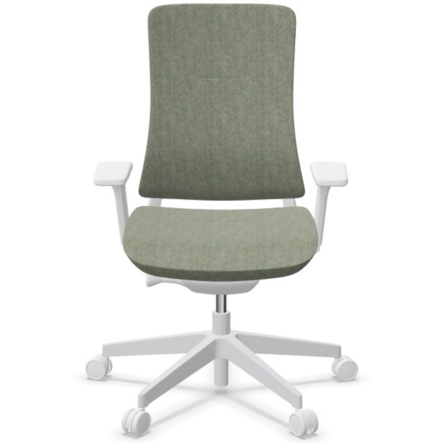 Profim Violle 130 SFL mit Polsterrücken hellgrau und Bezug Main Line Flax MLF24 - Front