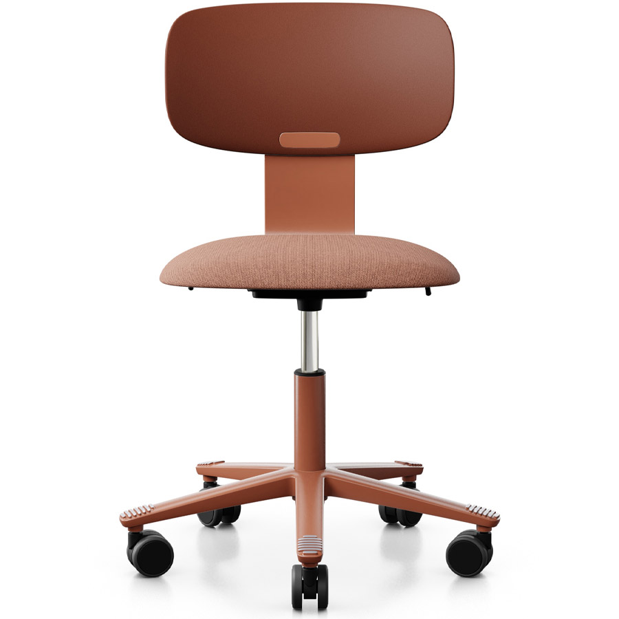 HAG Tion 2140 Bürostuhl Chestnut - Sitz Stoff Cura - Rückenschale Kunststoff - Frontansicht