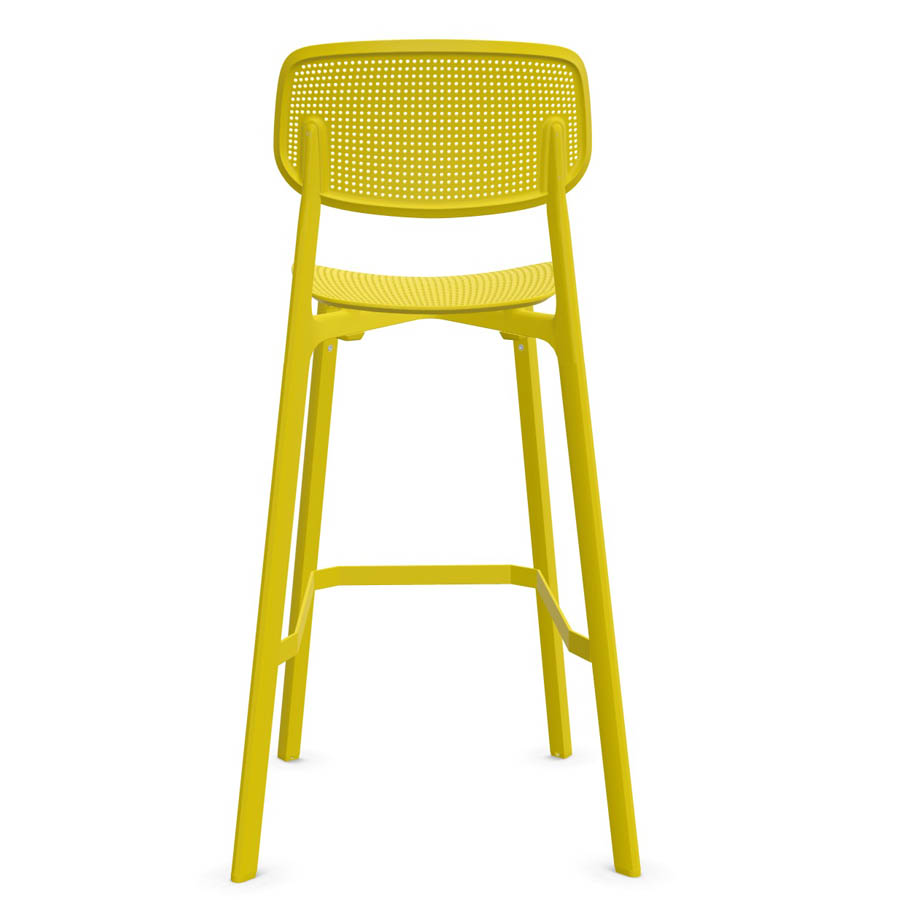 Kristalia COLANDER Barhocker zinkgelb