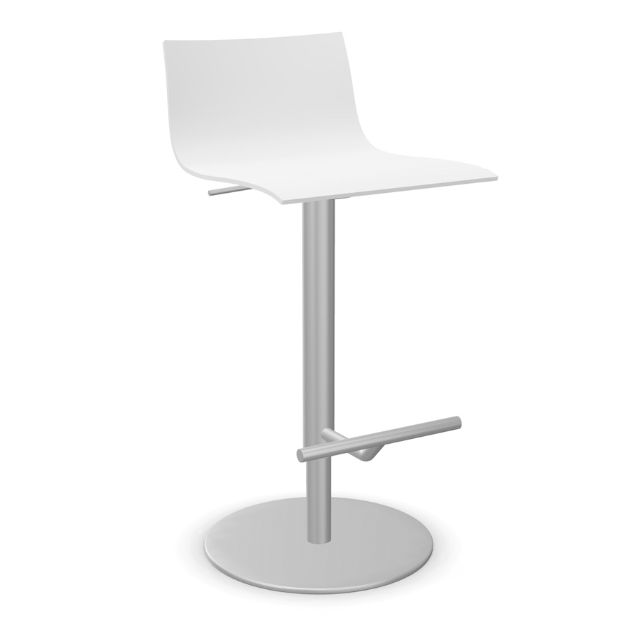 lapalma Thin Barhocker weiß lackiert