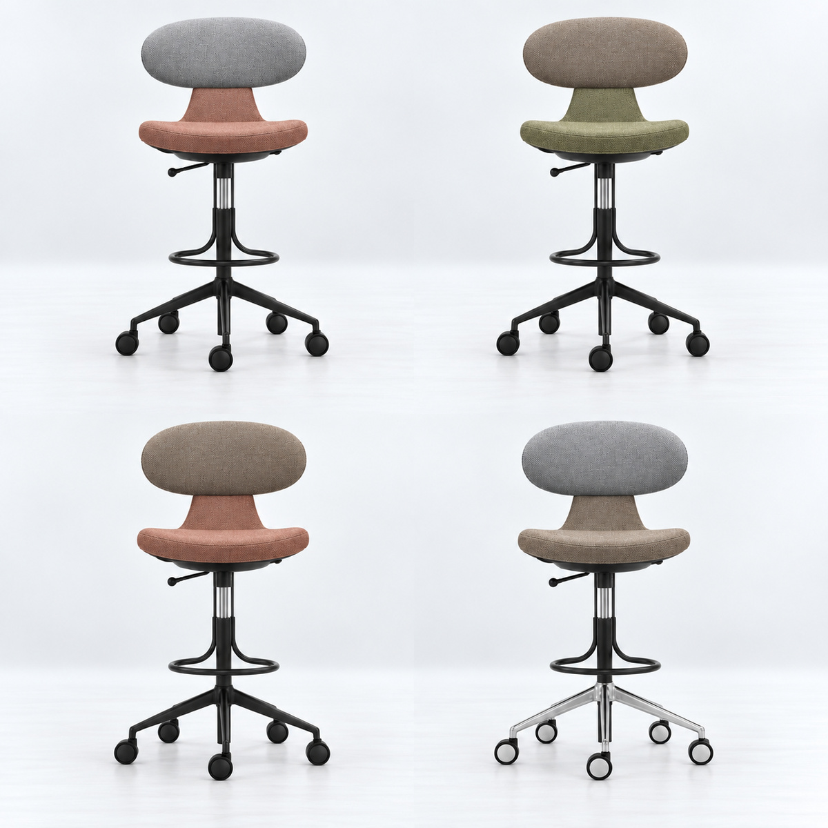 Girsberger SIMPLEX 3D Hochstuhl Variationen 1