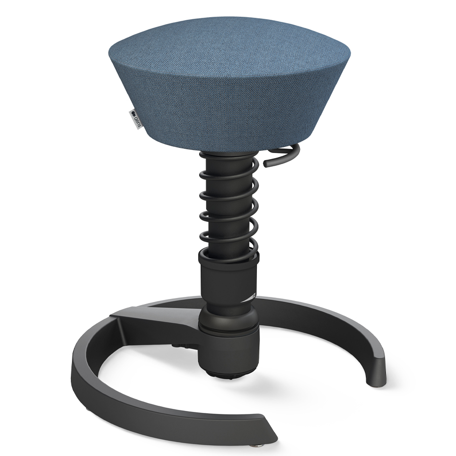 Aeris Swopper Capture Wolle taubenblau meliert - Gleiter - Gestell schwarz - Standardfeder