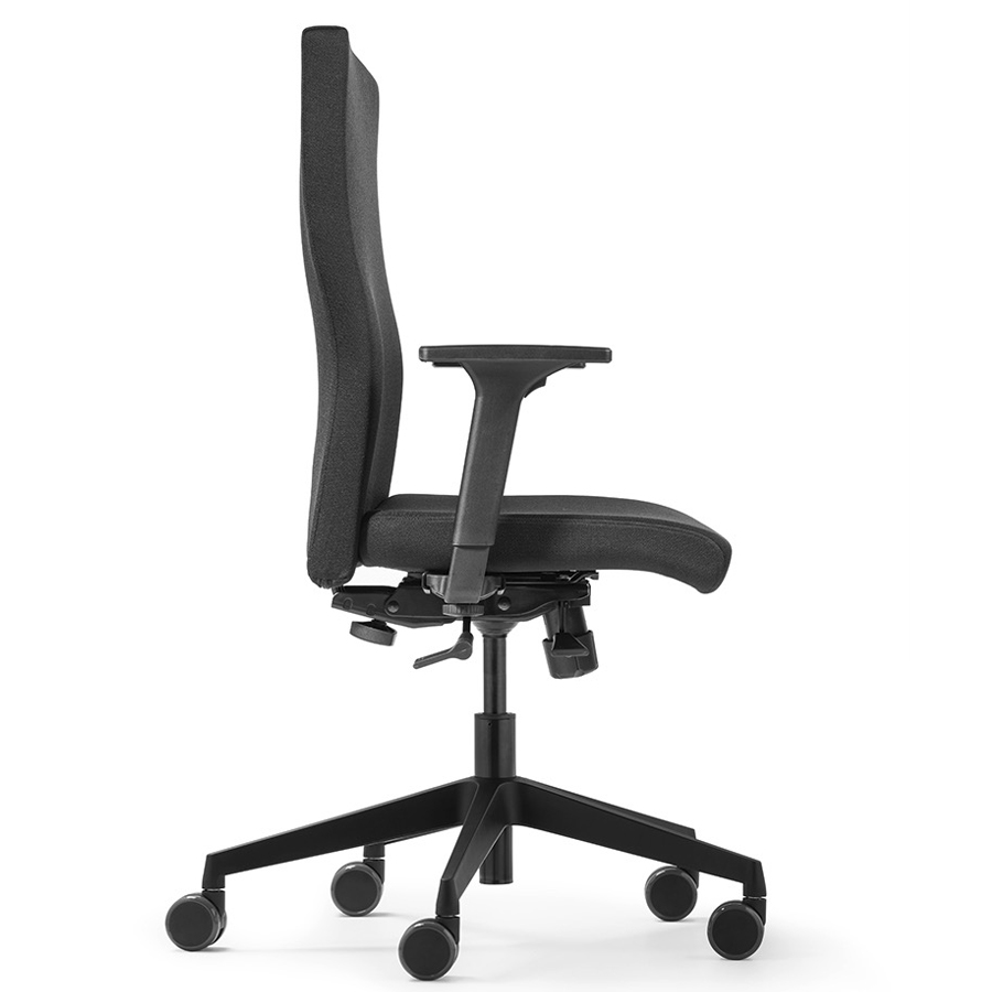 Trendoffice to-strike work task 9248 Drehstuhl in Schwarz - Seite