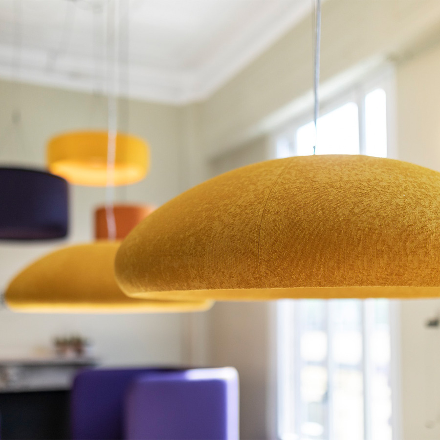 BuzziSpace Dome Pendelleuchte | Gelb | Beispielbild