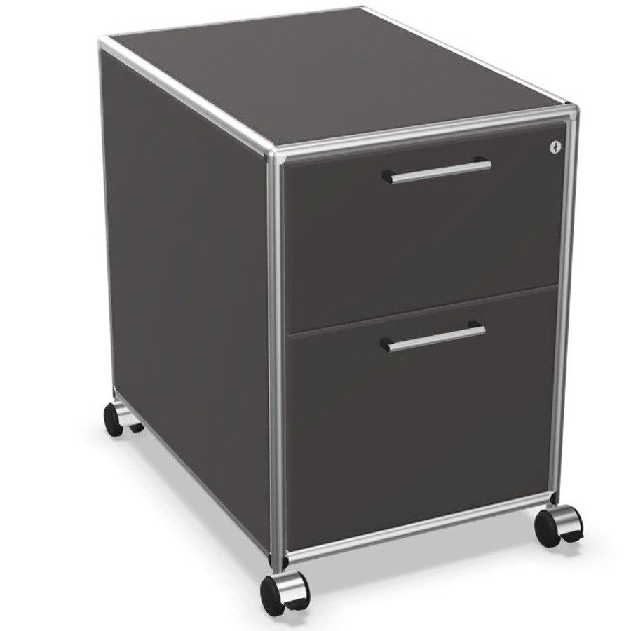 Bosse Modul Space Rollcontainer in Basaltgrau und Chrom