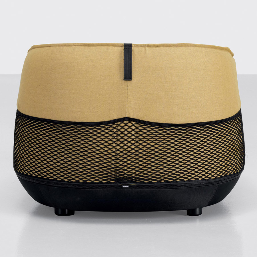 Kristalia BRIONI Outdoor Loungesessel groß auf Anfrage mit Netzrücken